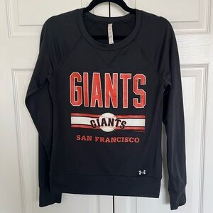 Women’s Black Long Sleeve Under Armour San Francisco Giants Shirt Size S